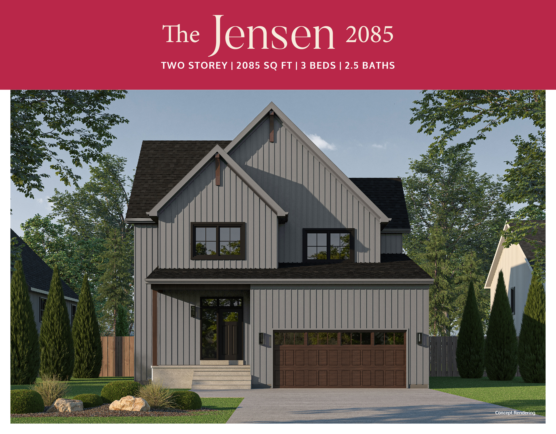 The Eastfields subdivision Jensen model