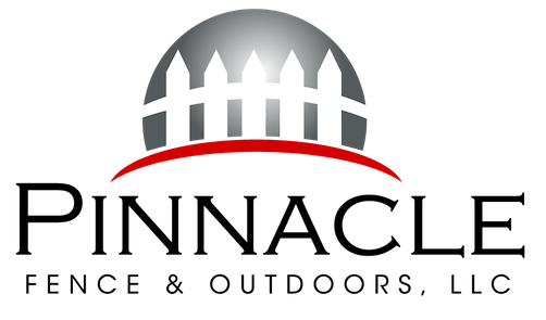 A logo for pinnacle fence and outdoors , llc.