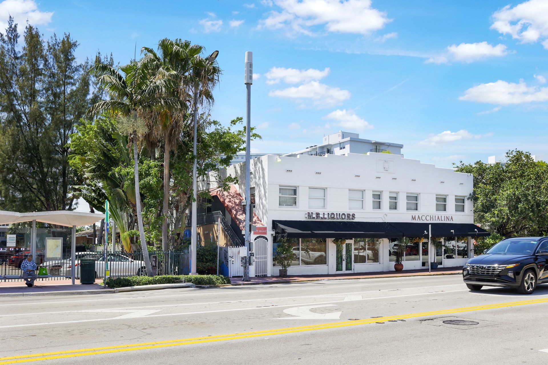 White building, 