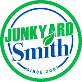 Junkyard Smith logo in green, blue, and white with “Since 2001” text