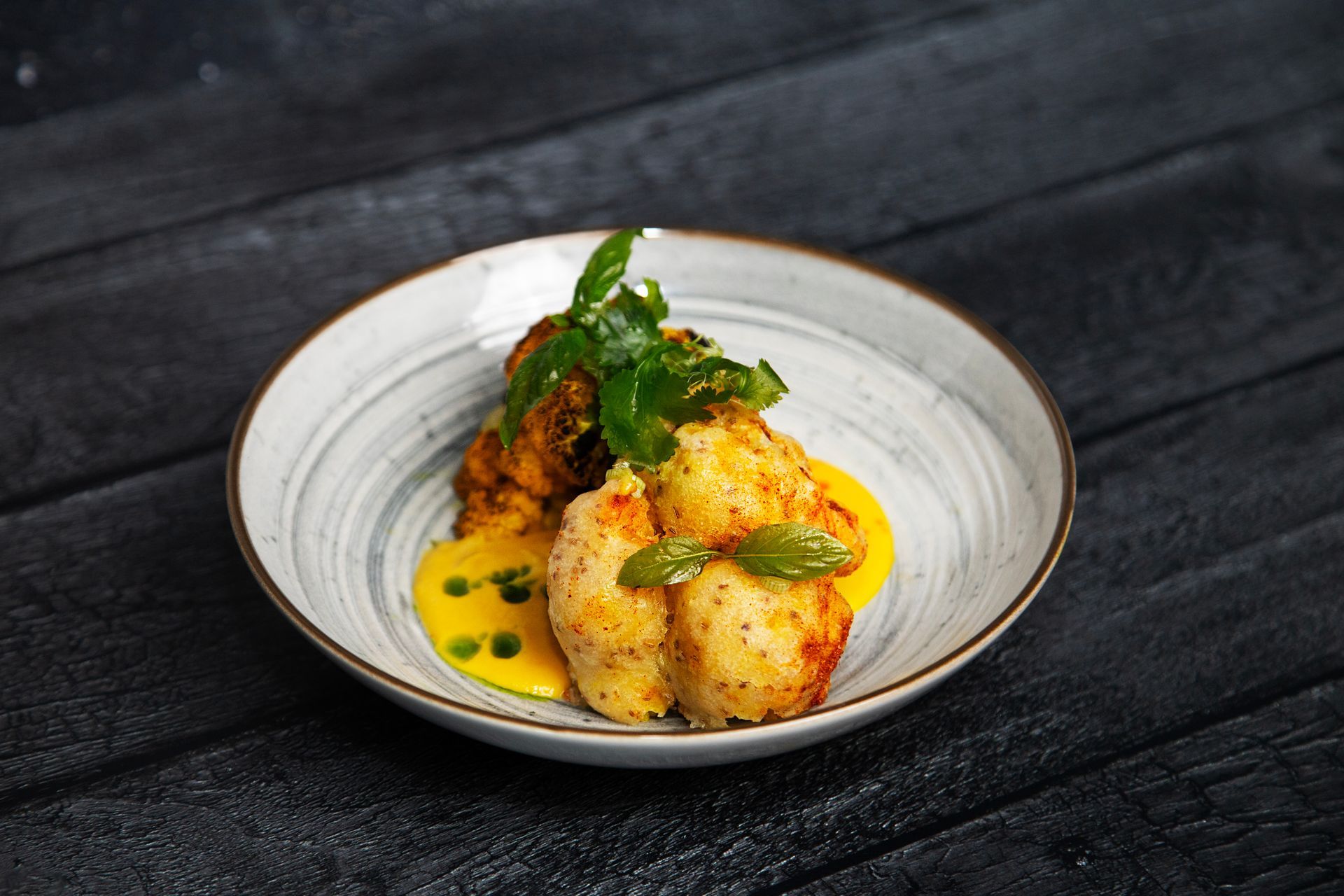 gobi pakora plate