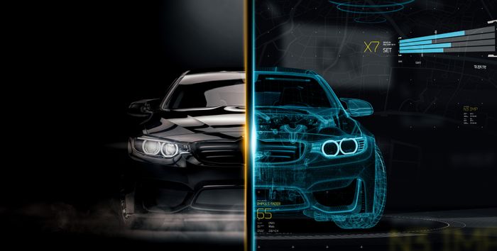 half car design and illustration transmission