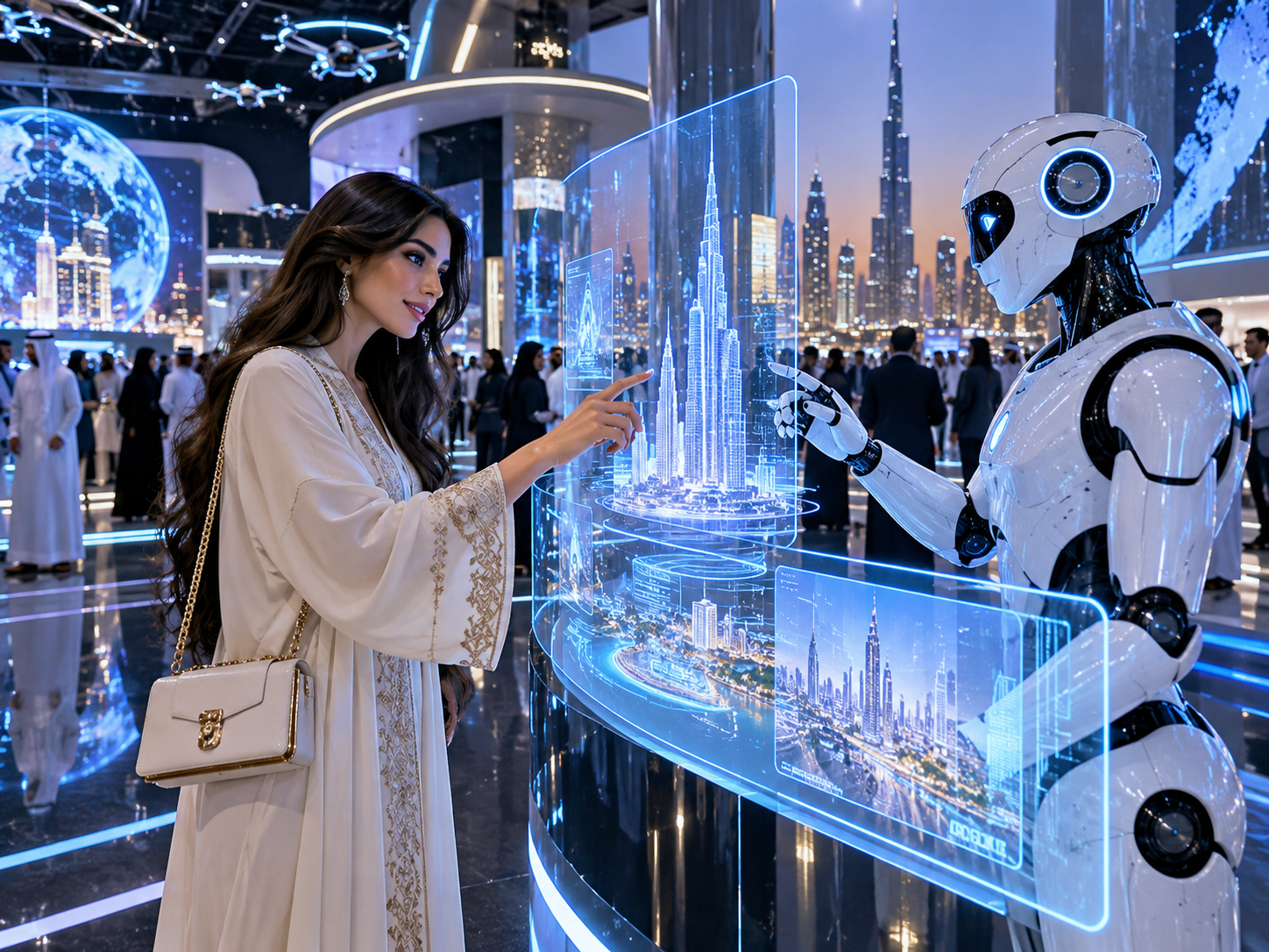 New attractions in Dubai in 2026 with futuristic architecture and visitors