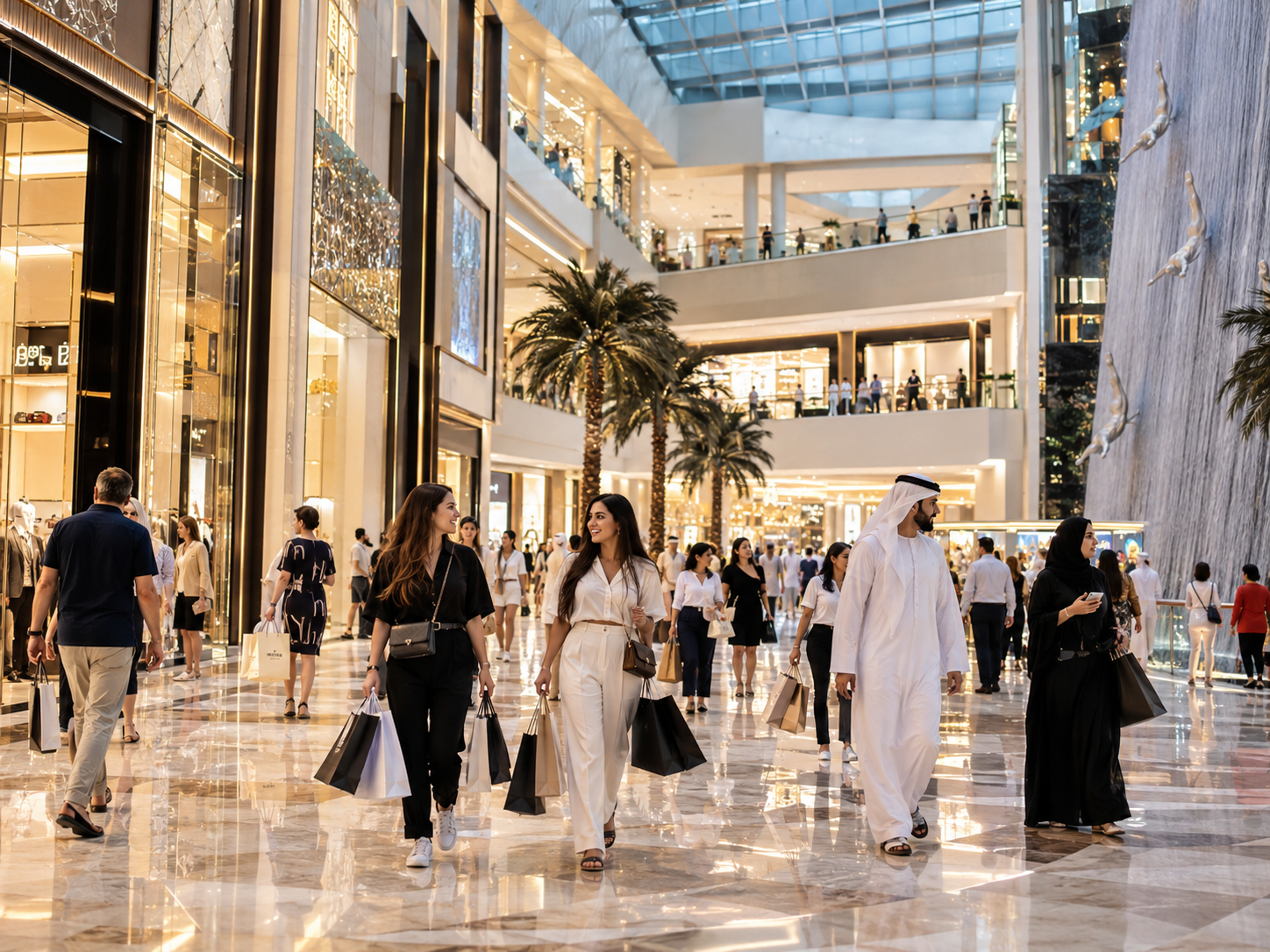 Luxury shopping in Dubai