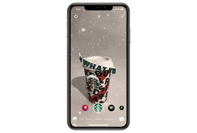 Starbucks Holiday Cup Augmented Reality Experience
