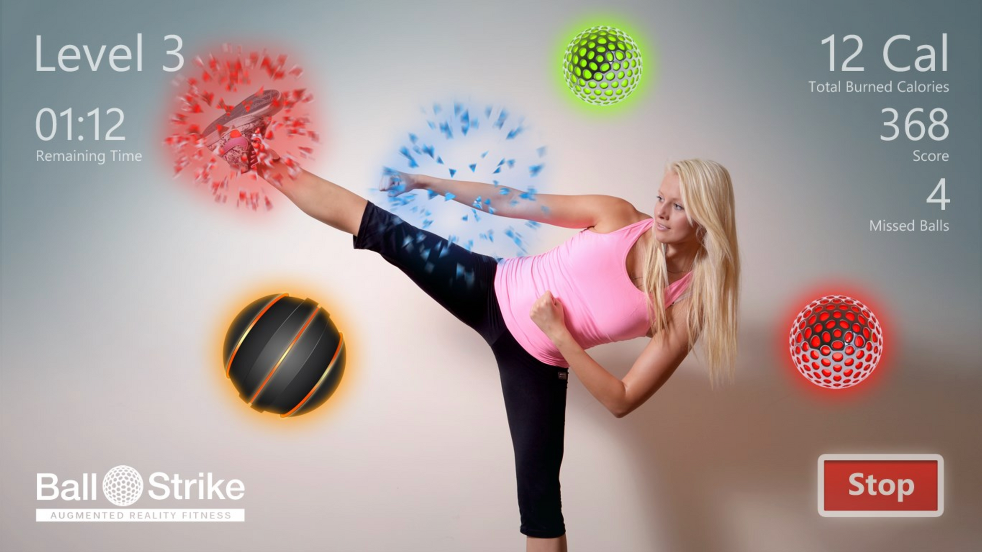 Augmented Reality Fitness Game