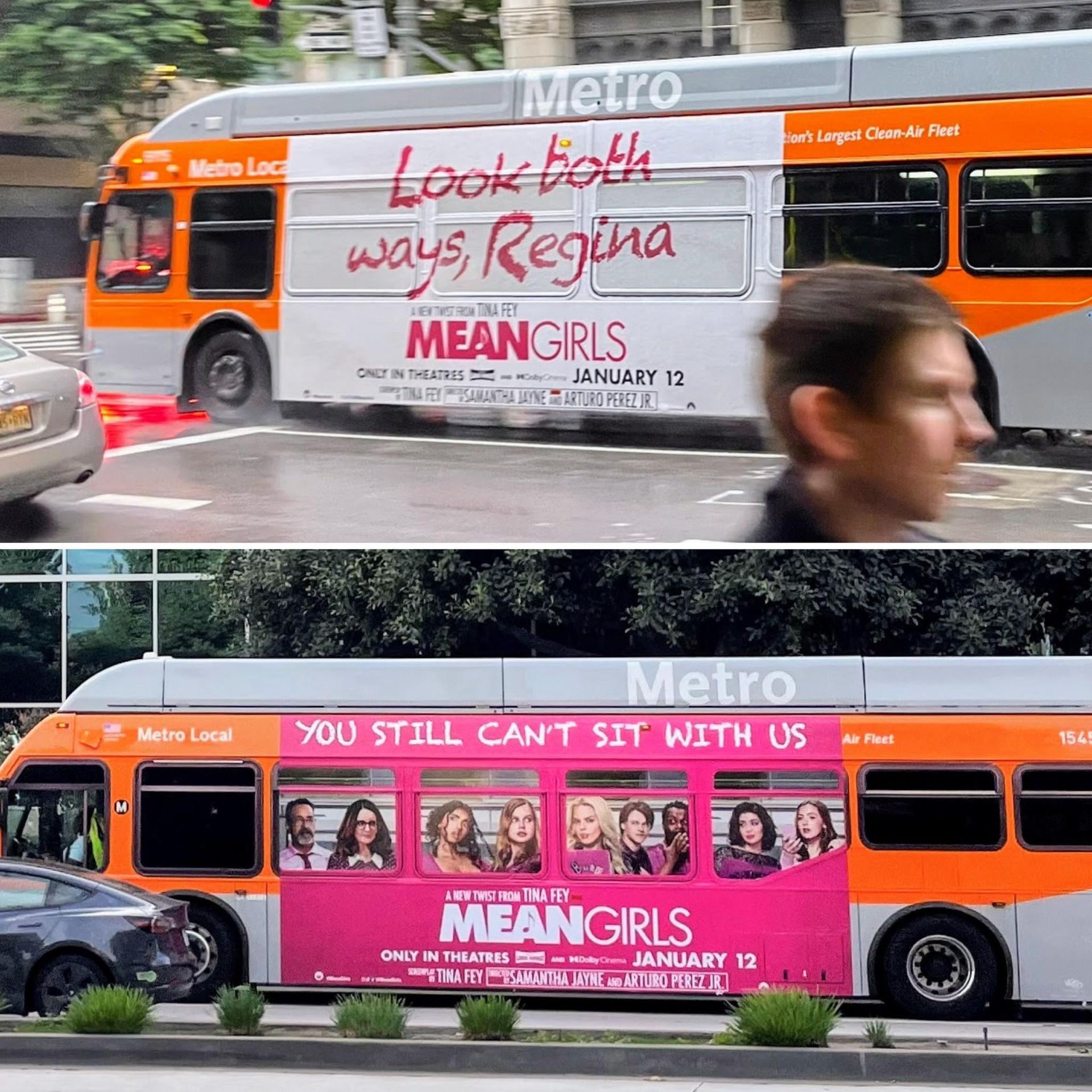 Mean Girls OOH Bus Campaign