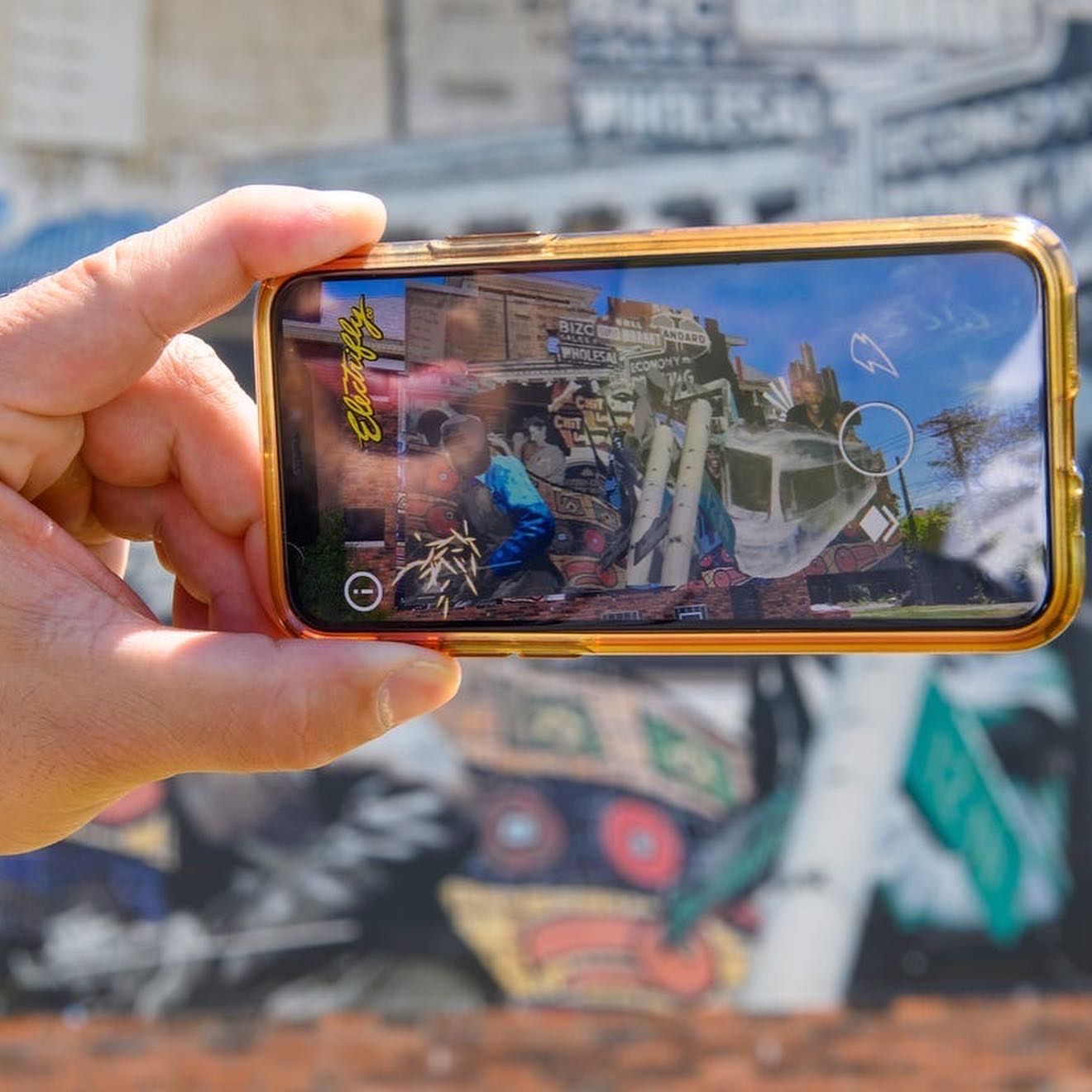 Hubert Massey Rising Strong Augmented Reality Mural