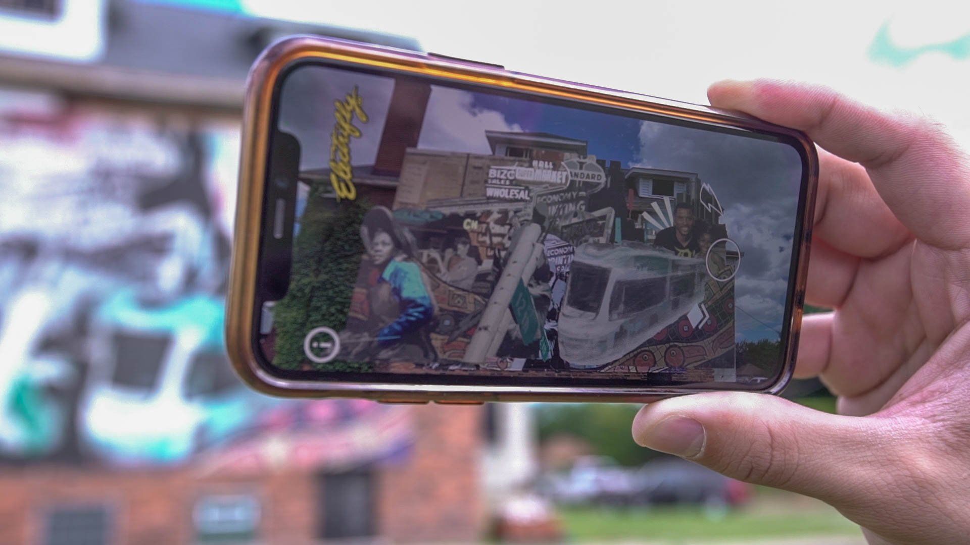 Hubert Massey Augmented Reality Mural