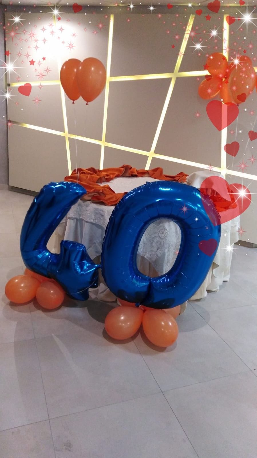 palloncini per 40 anni
