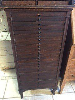 Drawer Original Finish Sheet Music Cabinett