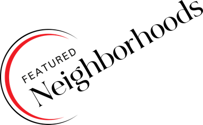 A logo for a company called featured neighborhoods