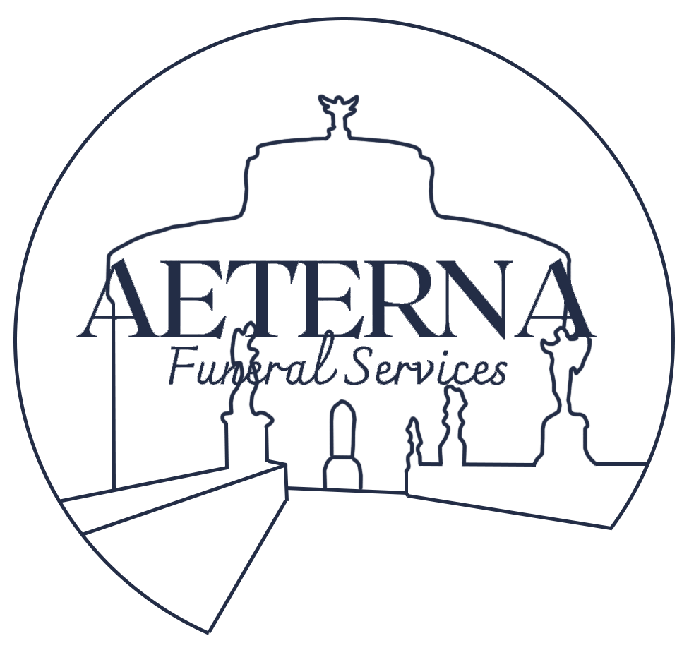 logo aeterna funeral services