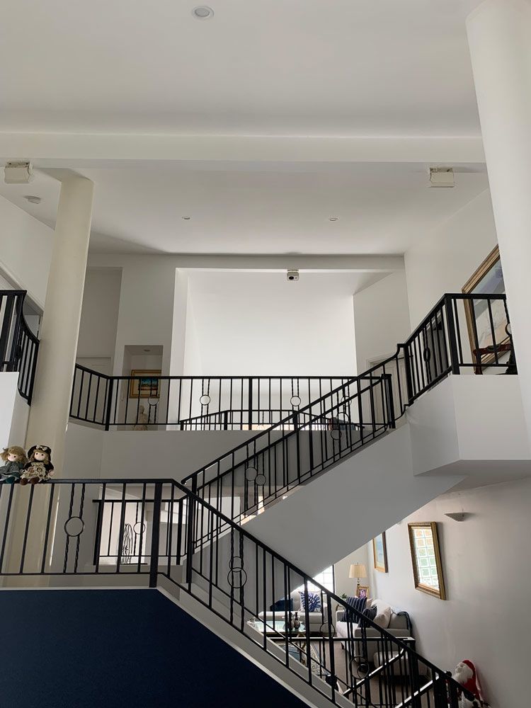 Black Stair Railing — House Painting in Forster