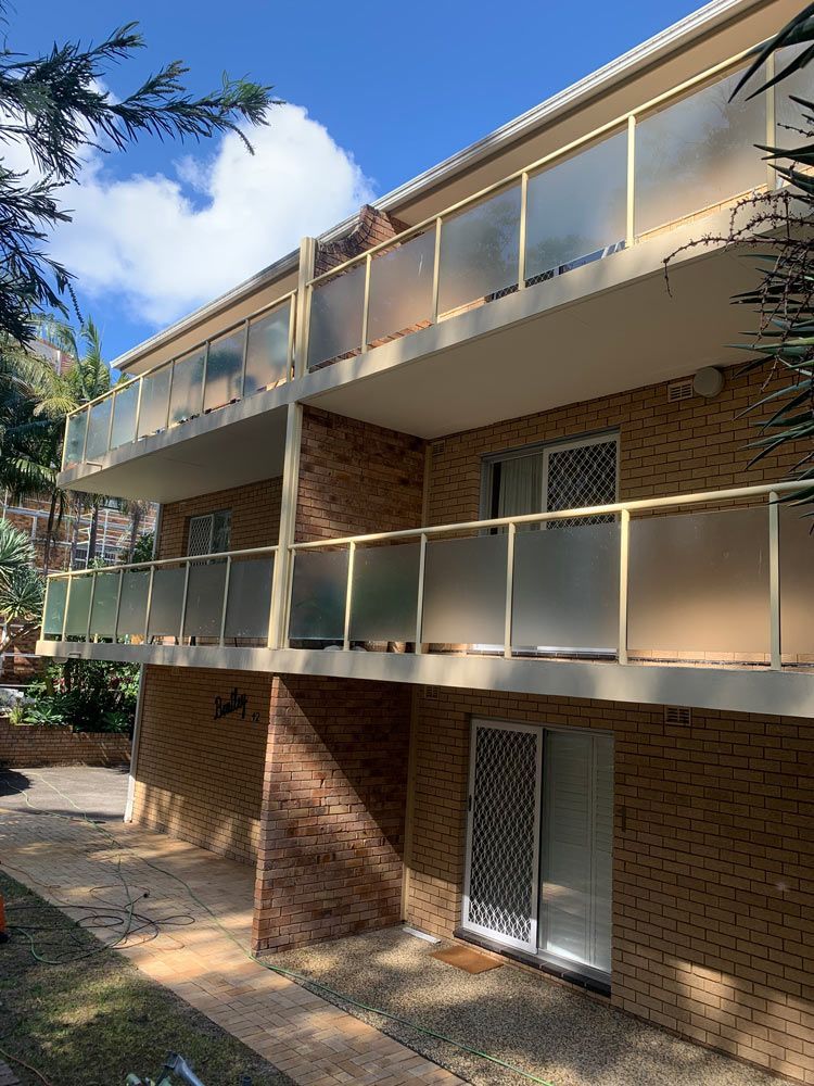 Back View Apartment Building — Painting in Forster