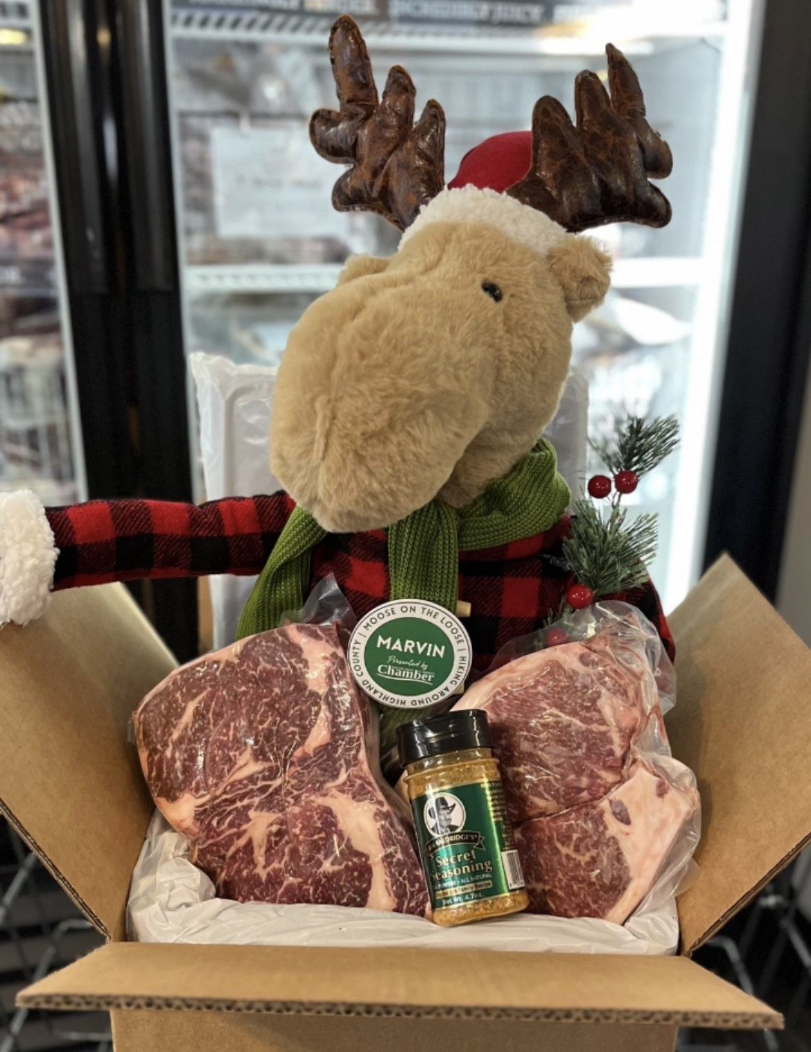 Christmas Moose
