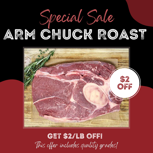 Hillsboro Maplecrest Meats Arm Chuck Roast