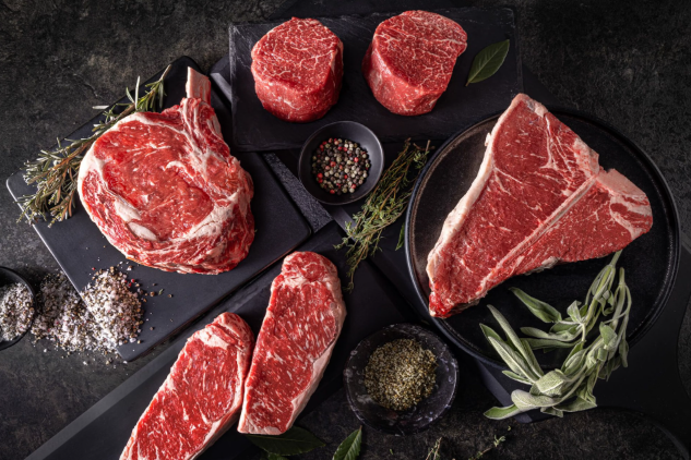 Photo of select beef cuts