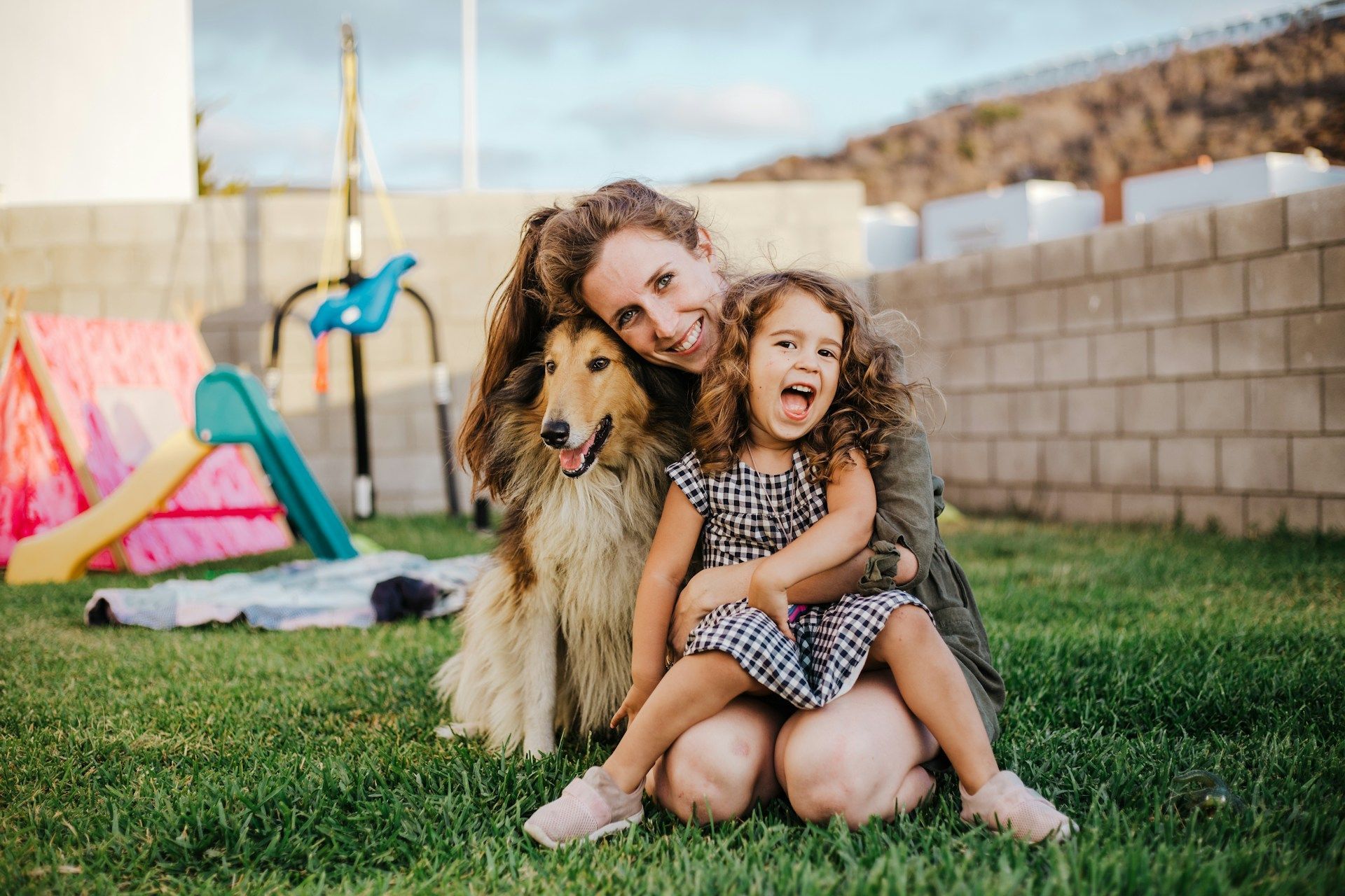 Skyscrapers and palm trees in Miami, Florida, on a sunny day.