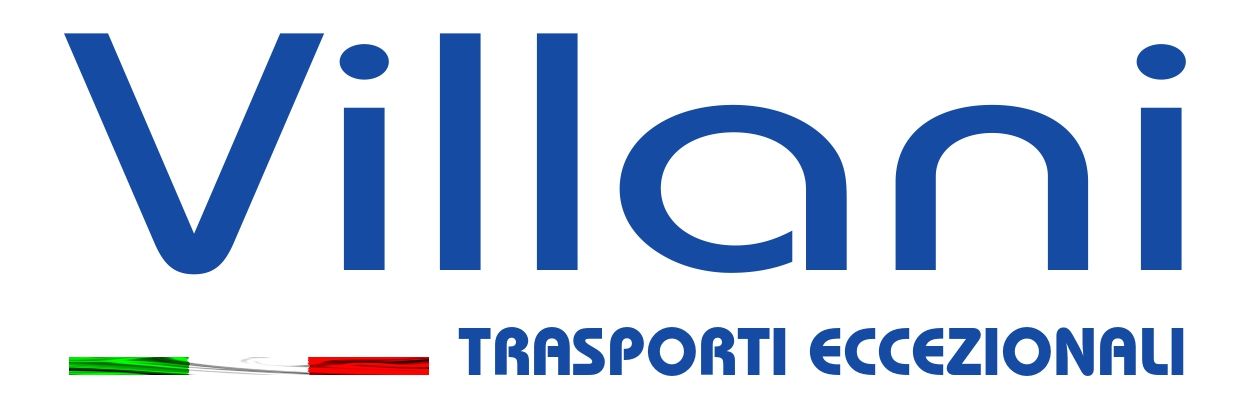 Logo for Villani, a transport company. Blue text reads 