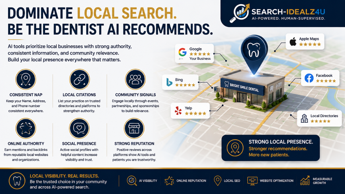 How local search authority helps dentists get recommended online