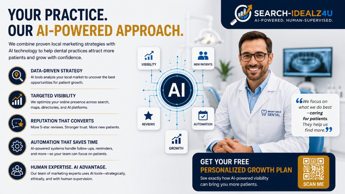 SearchSpotlight approach to improving dental practice visibility in AI-powered search