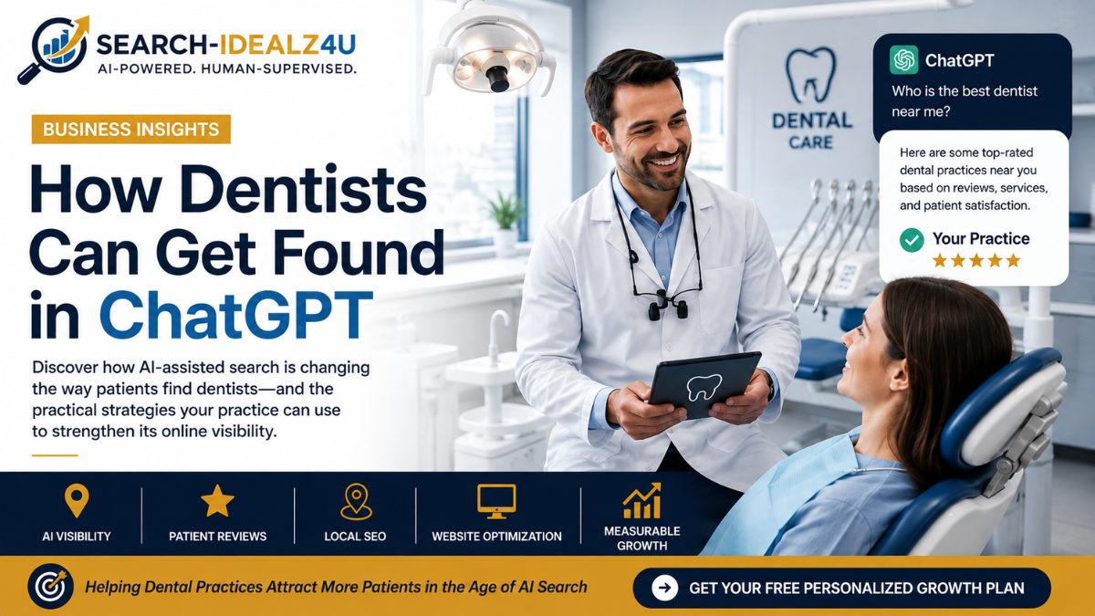 How dentists can get found in ChatGPT and AI-powered search
