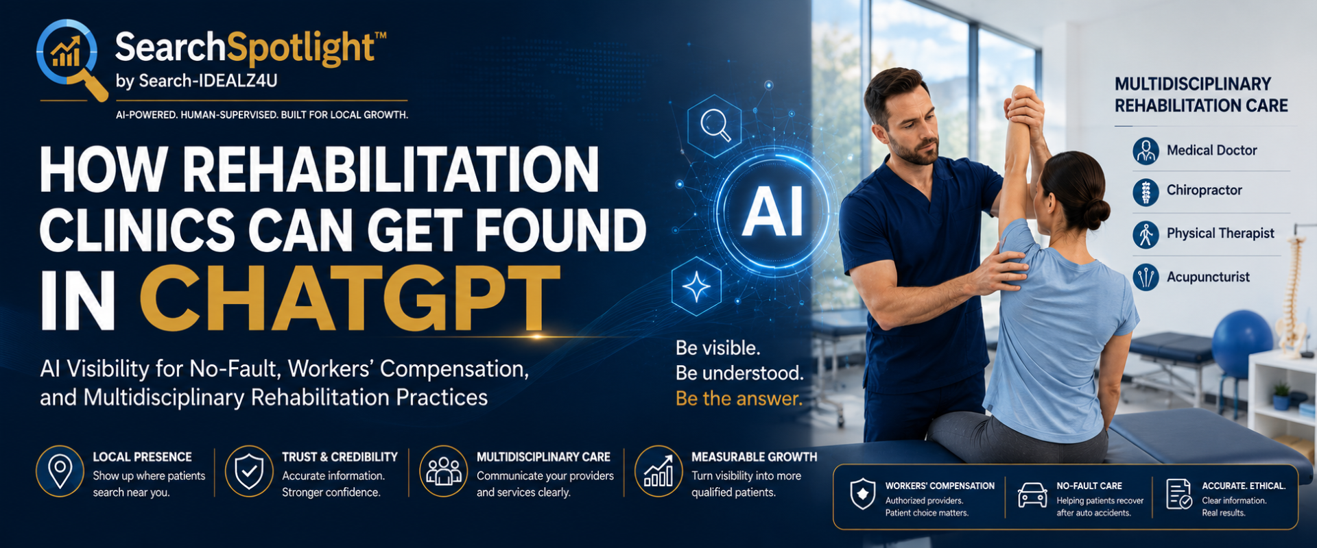 Eye care clinic visibility in ChatGPT and AI-powered search