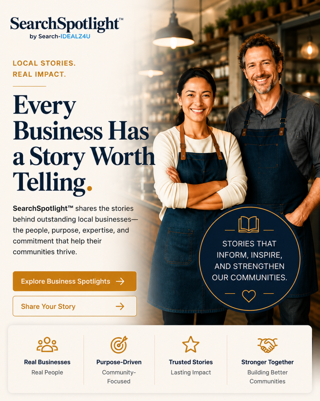 SearchSpotlight™ celebrates outstanding local businesses through professionally written editorial stories.
