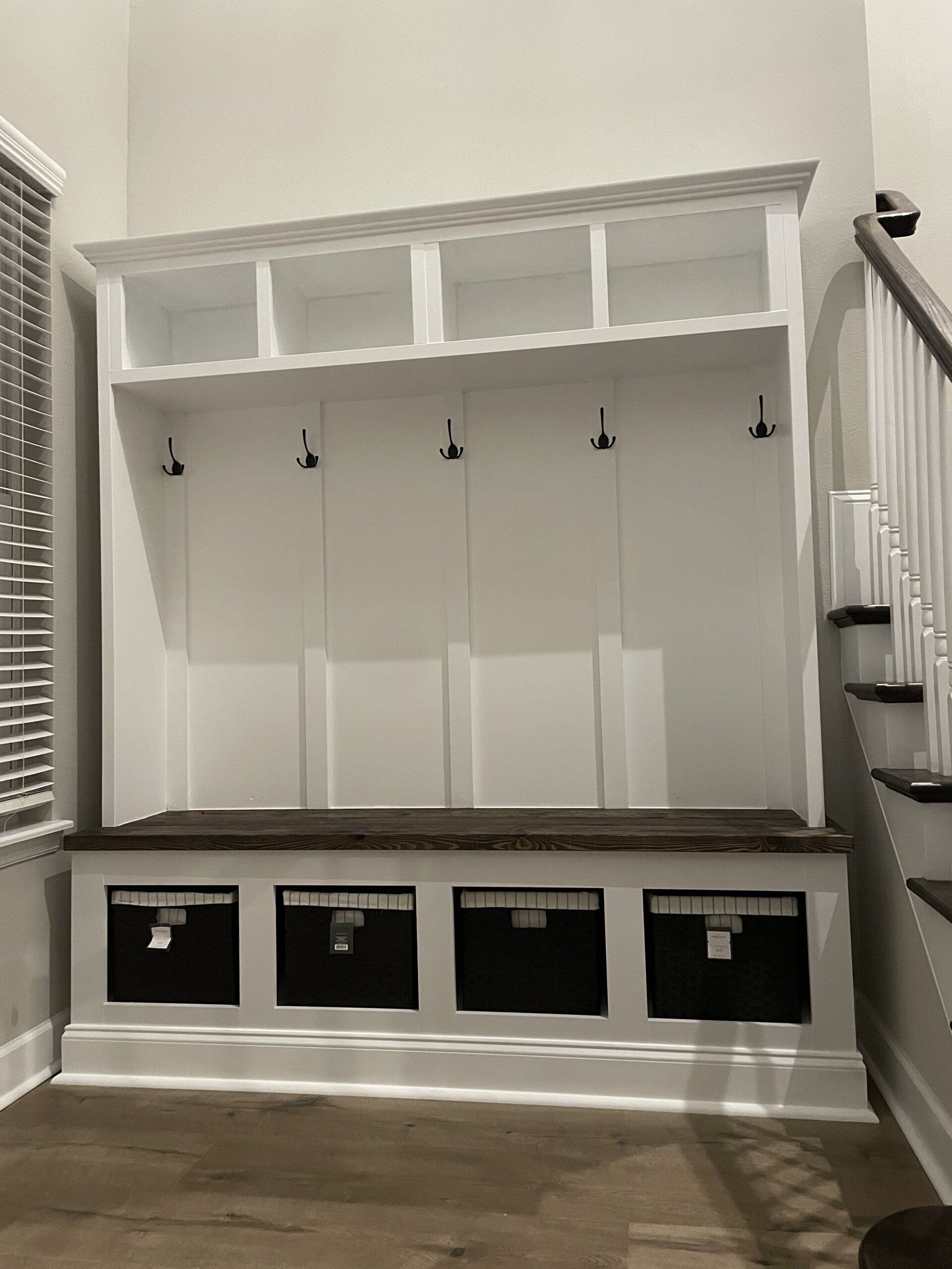 entryway shelving | Tampa, FL | Houghtz Designs