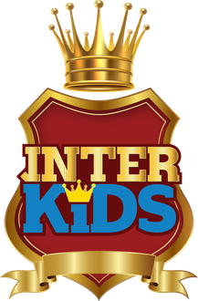 A crown above a crest with the words InterKids