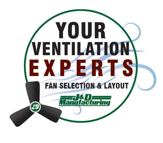 Your Ventilation Experts logo with fan selection and layout text.