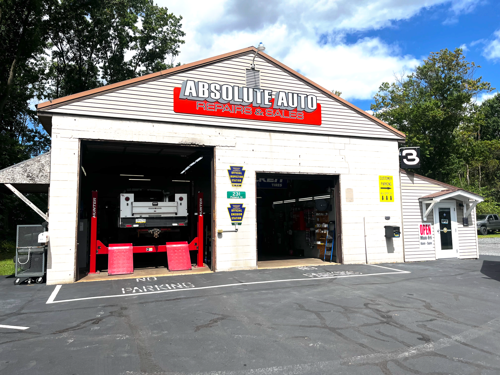Mill Hall, PA Location Shop Image | Absolute Auto Repairs & Sales