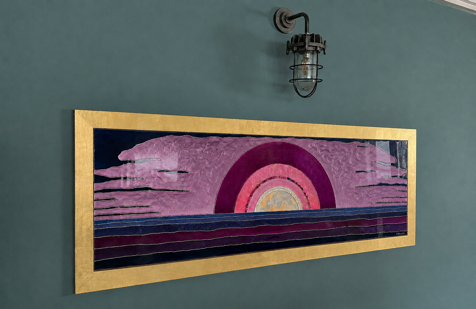 Tide of Belonging, statement resin artwork by Celia Lancaster