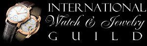 The logo for the international watch and jewelry guild