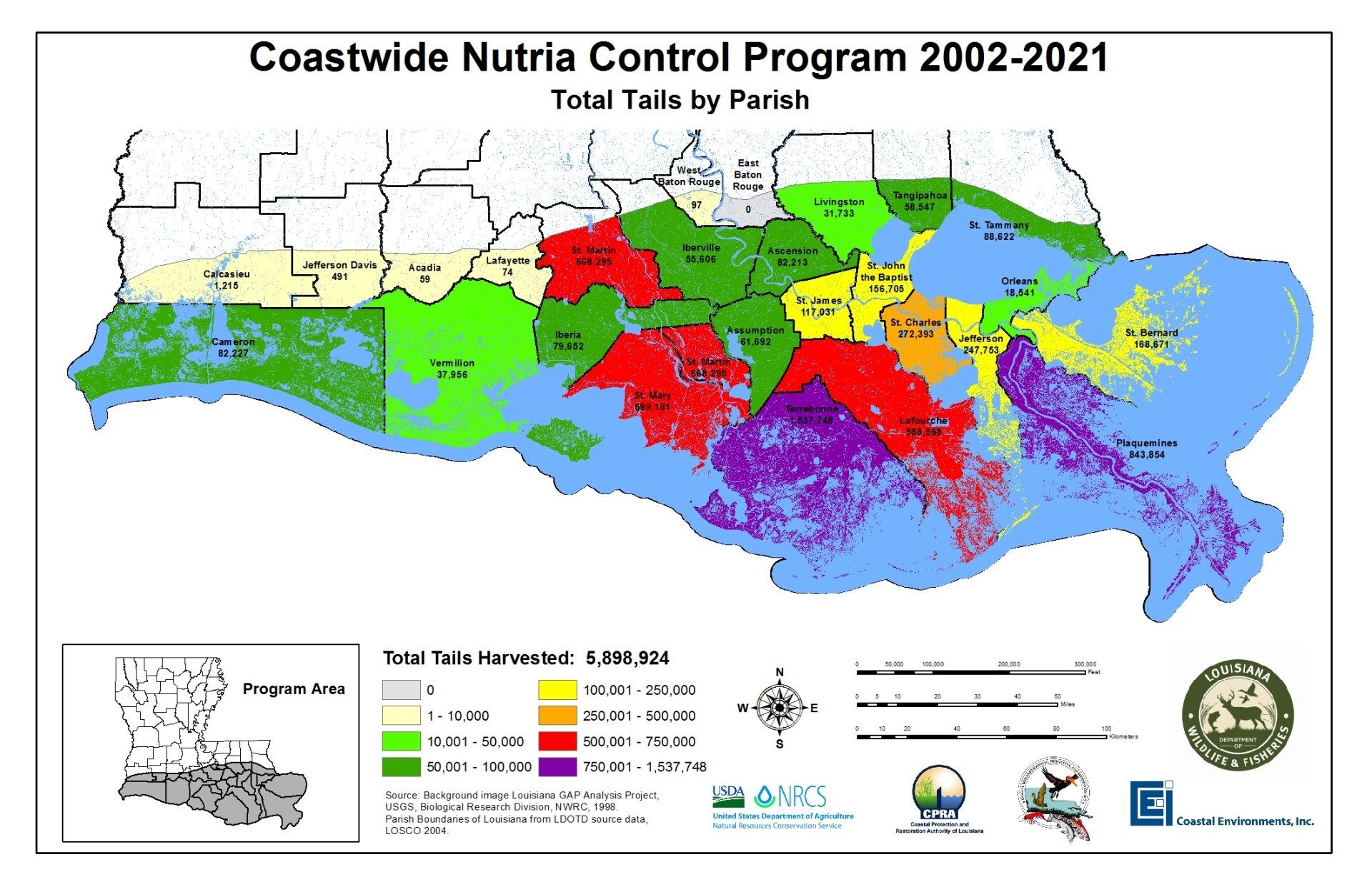 Coastwide Nutria Control Program - Baton Rouge, LA - Coastal Environments, Inc. Coastwide Nutria Control Program - Baton Rouge, LA - Coastal Environments, Inc.