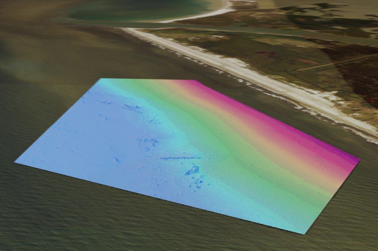 3D Visualization of Multi-Beam Bathymetry - Baton Rouge, LA - Coastal Environments, Inc.. 3D Visualization of Multi-Beam Bathymetry - Baton Rouge, LA - Coastal Environments, Inc.