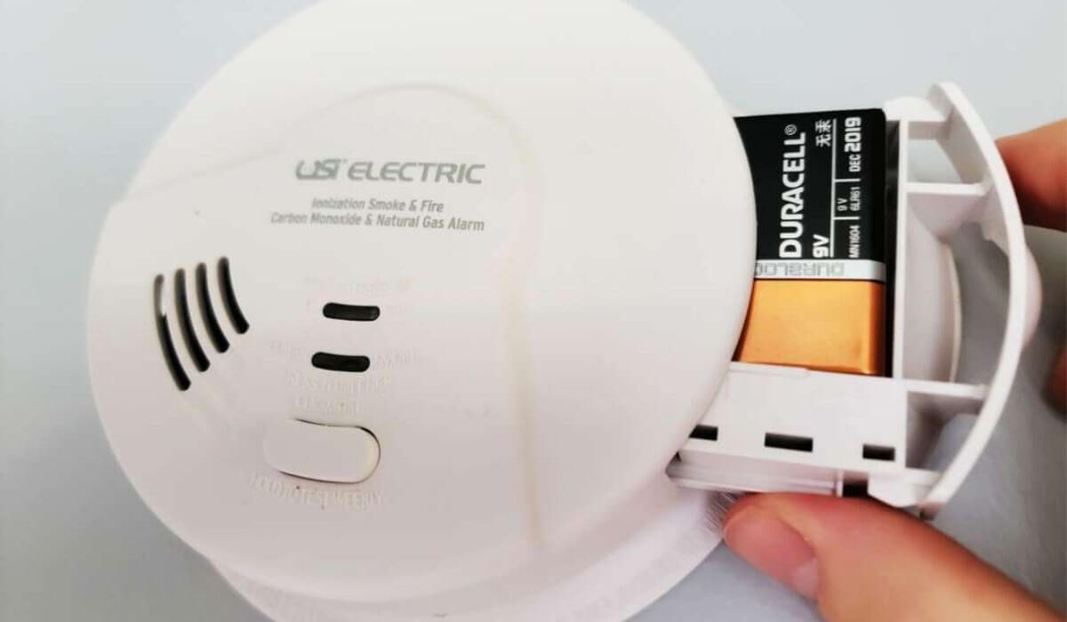 check fire alarm battery
