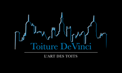 A logo for toiture de vinci l' art des toits
