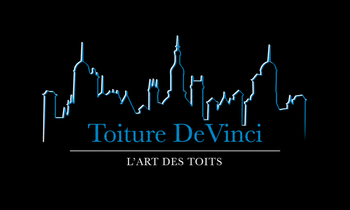 A logo for toiture de vinci l' art des toits