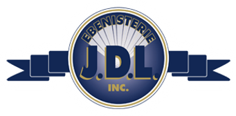 Un logo pour jdl inc. avec un ruban