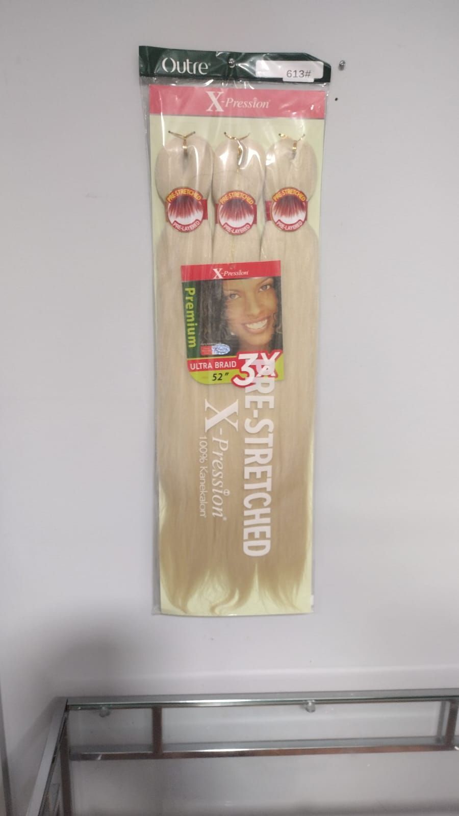 RF368 - 1Pcs -3X Pre- Stretched, Easy Braid 52-inch Hair Extension Yaki Strands Expression Synthetic Pre-Stretched Yaki Braiding Hair.