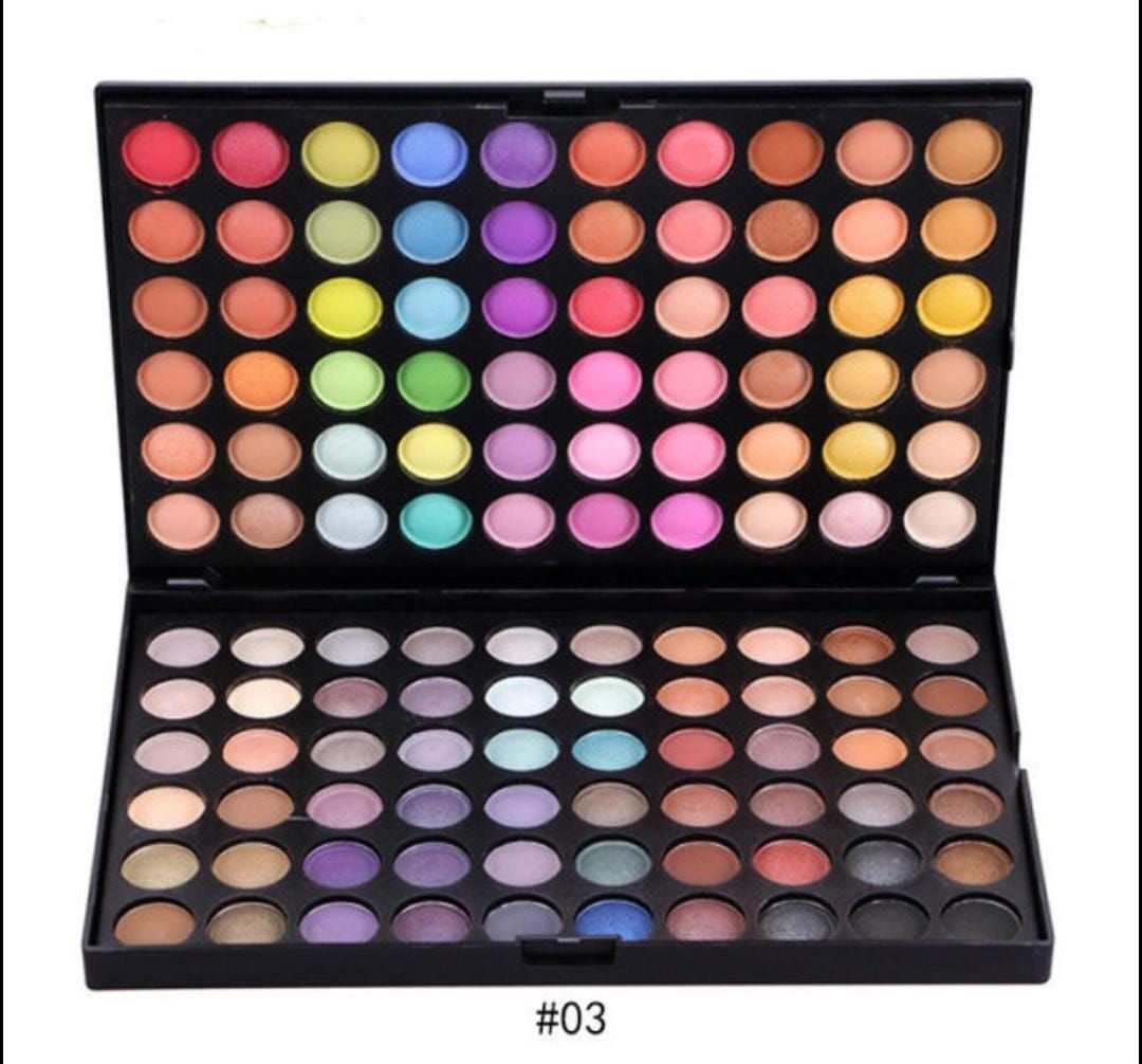 RF368 - 120 Colors Pearlescent Matte Eyeshadow Multicolor Makeup Palette.