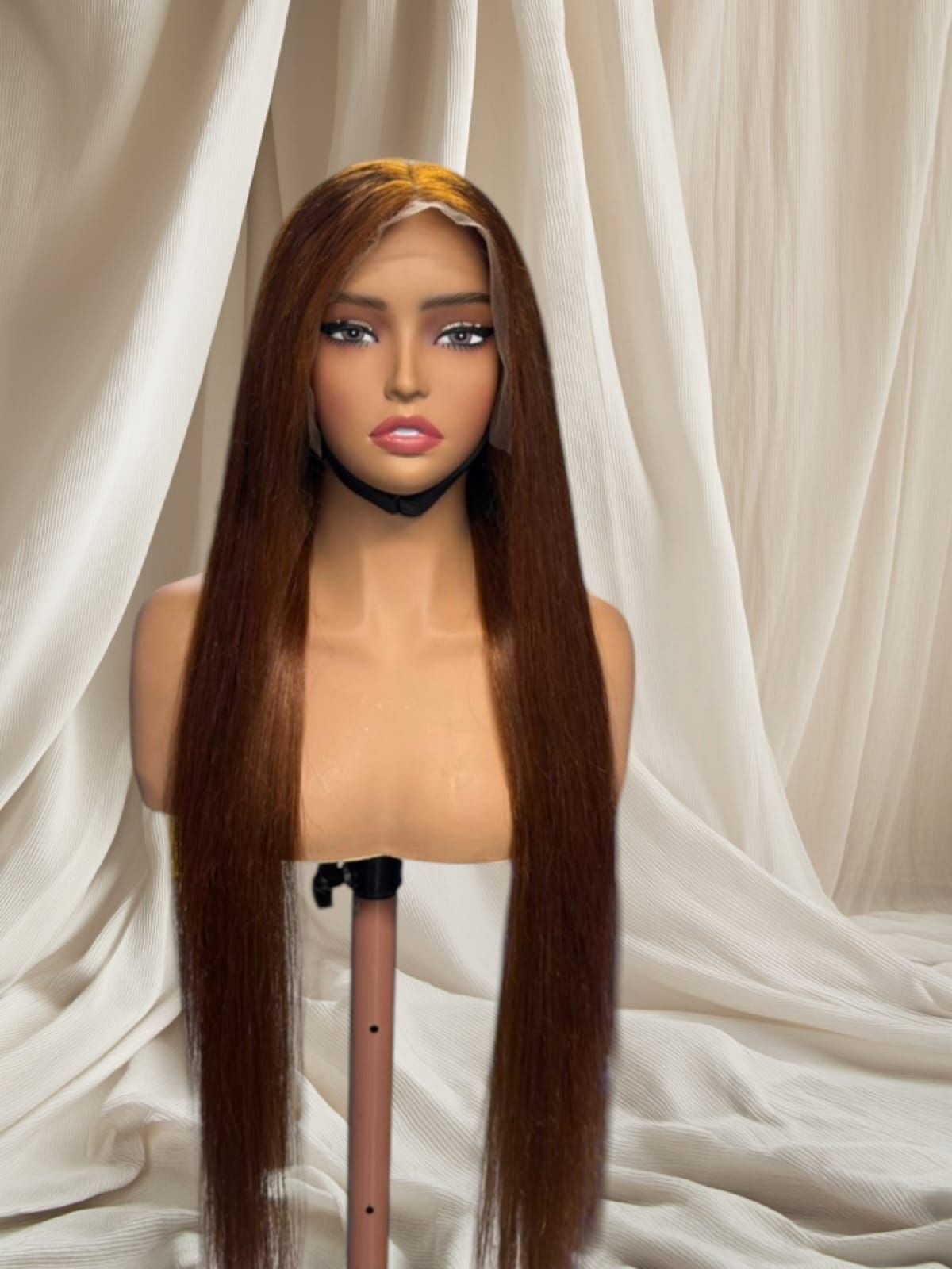 RF368-  30 Inch 4# (Brown) HD Transparent Lace Wig.