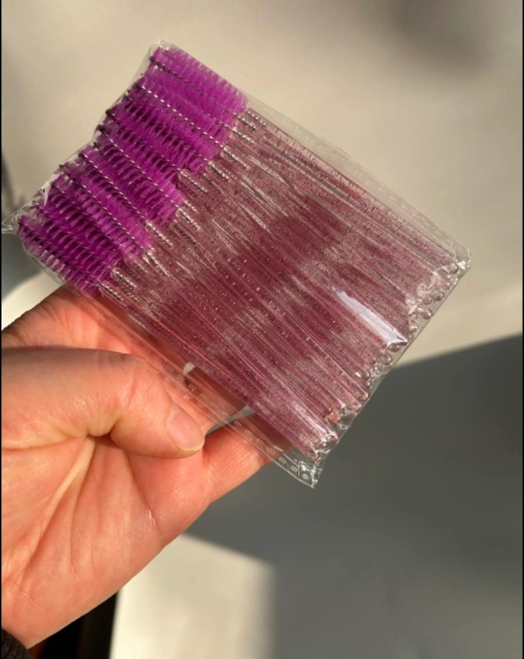RF368 - 50Pcs - Disposable Mascara Wands Brush Makeup Spoolies  Bulk for Eyelash Extension.