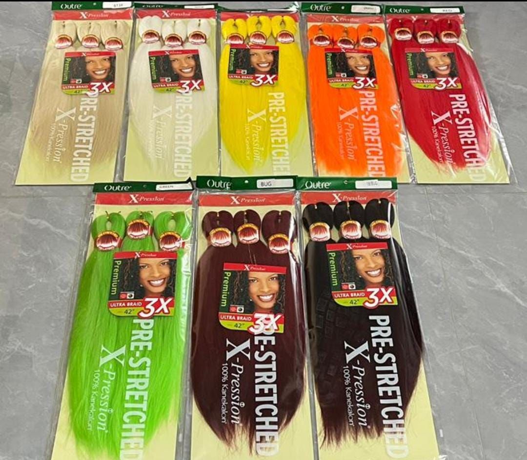 RF368-1Pcs - 52 inch, 3X pre-stretched  Braids