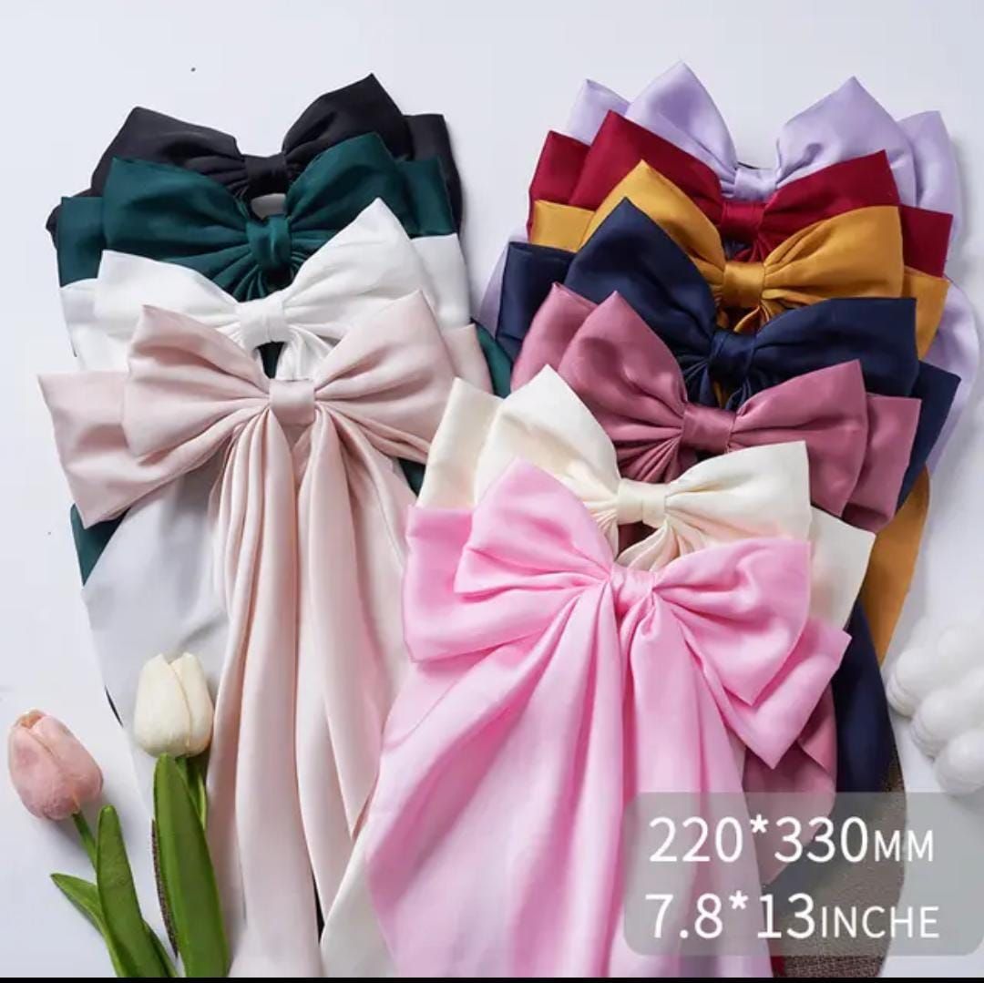 RF368 - Silky Satin Hair Bows/Ribbon.