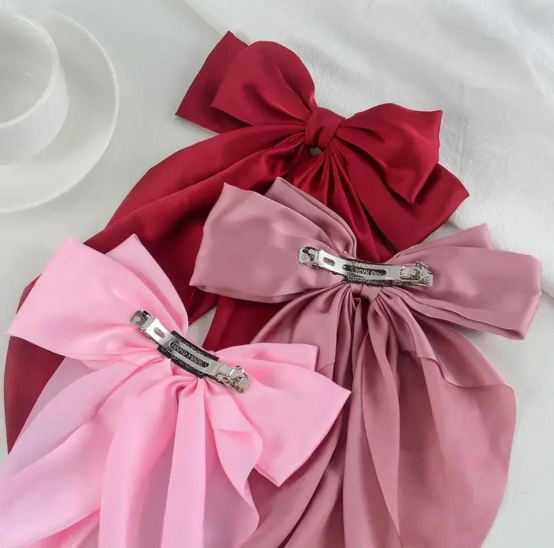 RF368 - Silky Satin Hair Bows/Ribbon.