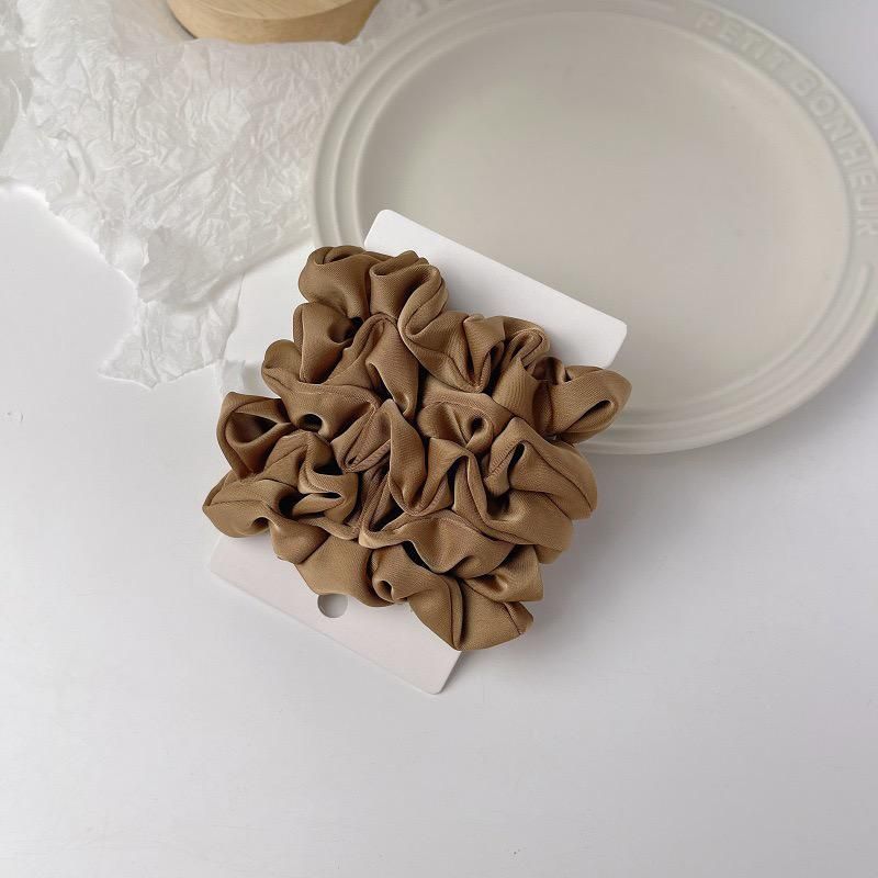 RF368 -5 pcs Set Hair Accessories Mulberry Silk Hair Scrunchies Set (Earthly Colors)