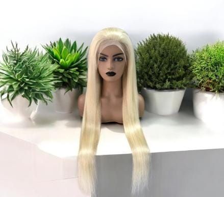 RF368 -30 inches ,613 HD Bone Straight 13X4 Frontal Lace Wig Human Hair.